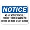 Signmission Safety Sign, 12 in Height, Aluminum, 22707 A-1218-22707 - alternate 1